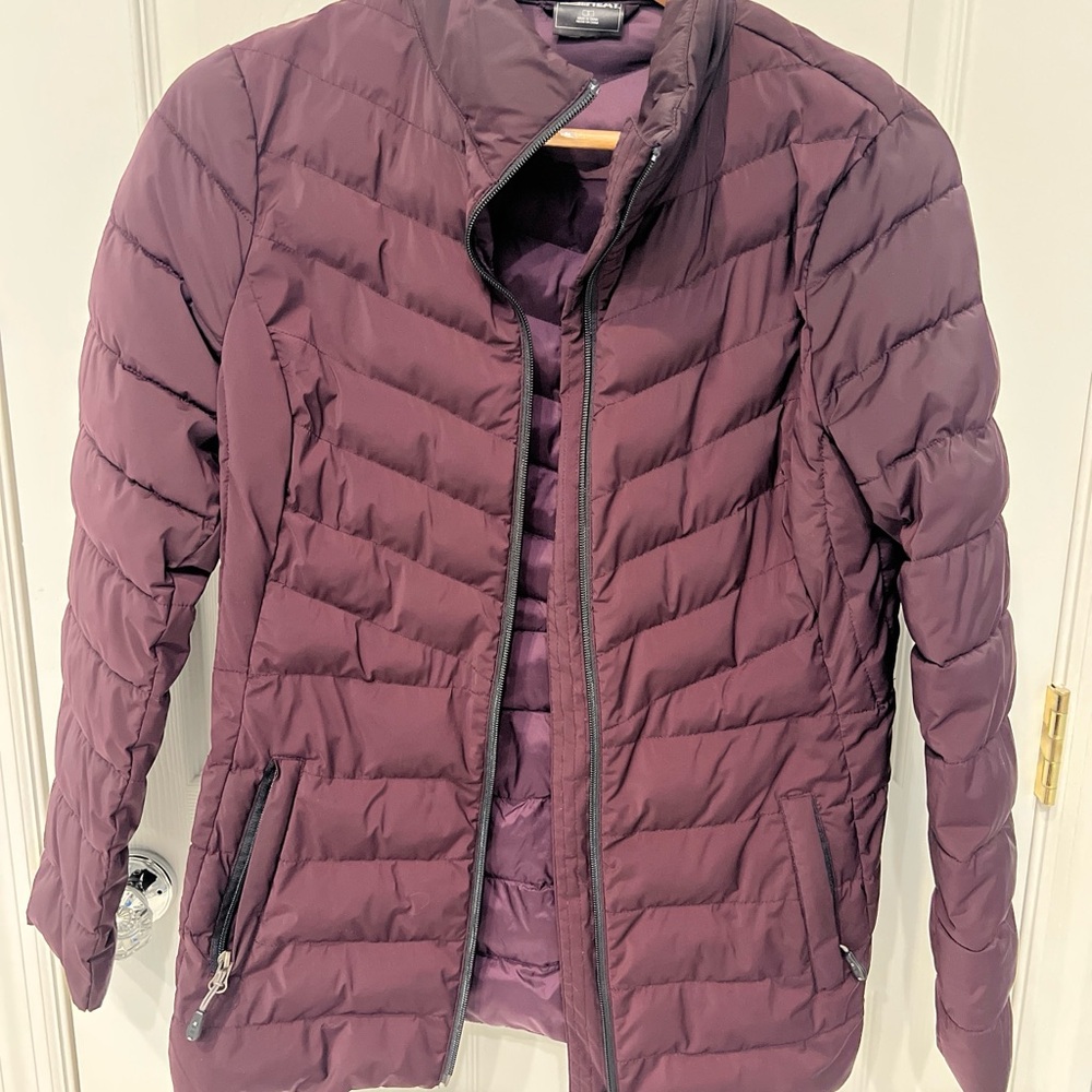 32 Degrees Women's Purple Quilted Puffer Jacket
